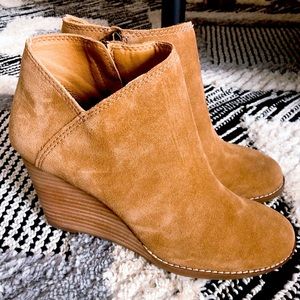Lucky Brand Wedge Booties